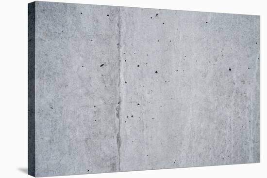 Concrete grey wall with structure and inclusions as a background-Axel Killian-Stretched Canvas