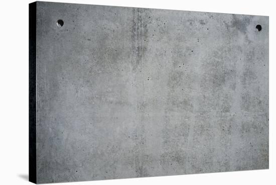 Concrete grey wall with structure and inclusions as a background-Axel Killian-Stretched Canvas