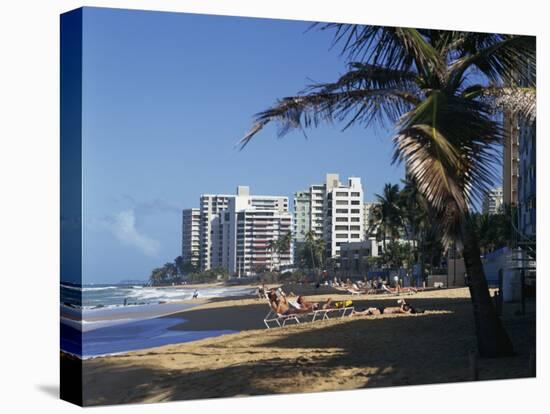 Condado Beach, San Juan, Puerto Rico, Central America-Richardson Rolf-Premier Image Canvas