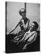 Conductor Leonard Bernstein Sitting with His Wife-Gordon Parks-Premier Image Canvas