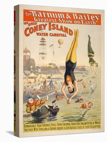 Coney Island Carnival, 1898-null-Premier Image Canvas