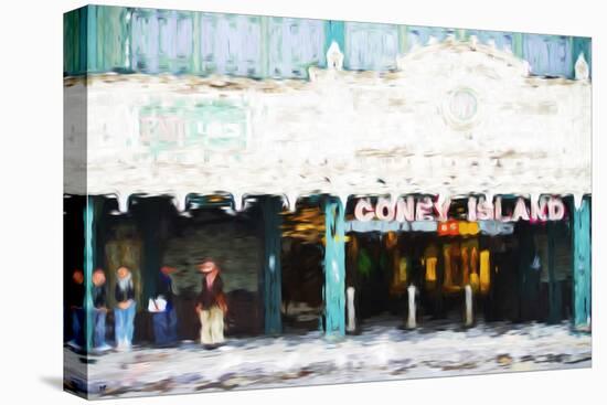 Coney Island Subway - In the Style of Oil Painting-Philippe Hugonnard-Premier Image Canvas