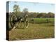 Confederate Artillery Aimed at Peach Orchard Next to Manse George's Cabin-null-Premier Image Canvas