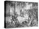 Confederate Attack at the Battle of Gettysburg, 1863-American School-Premier Image Canvas
