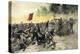 Confederate Charge Up Little Round Top, Battle of Gettysburg, c.1863-null-Premier Image Canvas