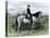 Confederate General Robert E. Lee on His Favorite War-Horse, Traveler-null-Premier Image Canvas