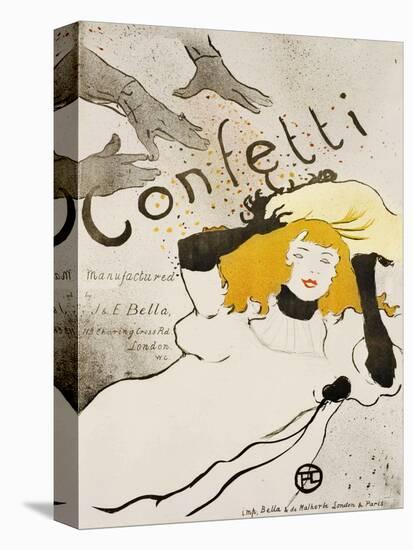 Confetti-Henri de Toulouse-Lautrec-Premier Image Canvas