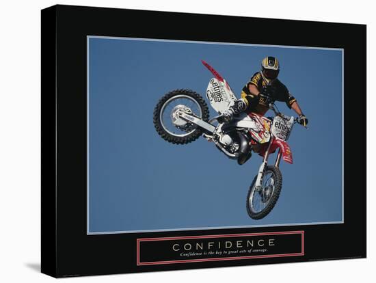 Confidence - Dirtbiker-Unknown Unknown-Stretched Canvas