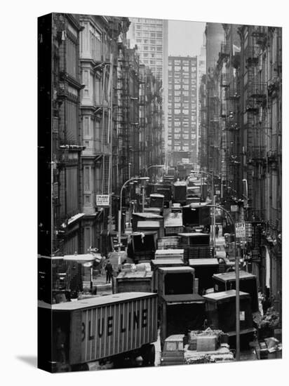 Congested Street in Soho Where More Than a Thousand Artists Live and Work in Huge Lofts-John Dominis-Premier Image Canvas