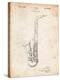 Conn a Melody Saxophone Patent-Cole Borders-Stretched Canvas