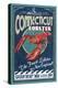 Connecticut - Lobster Shack Vintage Sign-Lantern Press-Stretched Canvas