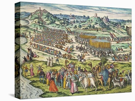 Conquest of Tunis by Charles V, 1535-Franz Hogenberg-Premier Image Canvas