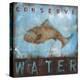 Conserve Water-Wani Pasion-Stretched Canvas