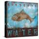 Conserve Water-Wani Pasion-Stretched Canvas