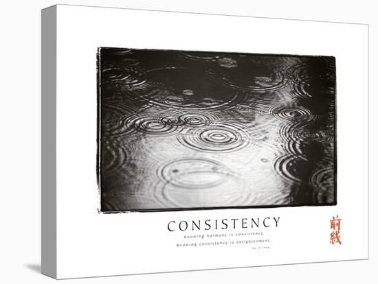 Consistency - Raindrops-Unknown Unknown-Stretched Canvas