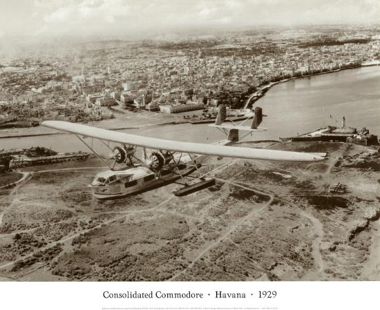 Consolidated Commodore, Havana, 1929-null-Stretched Canvas