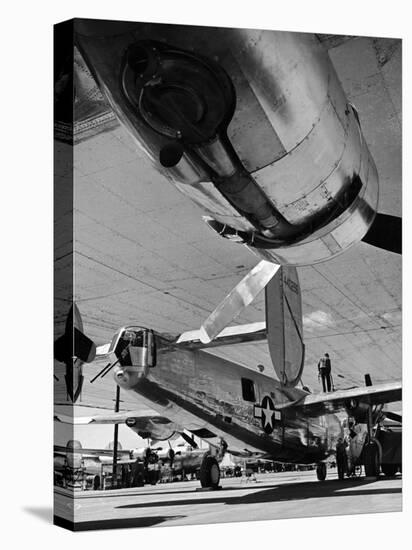 Consolidated Vultee B-24 under Construction at Consolidated Plant-Andreas Feininger-Premier Image Canvas