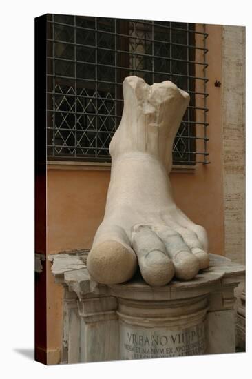 Constantine I, the Great (272-337). Roman Emperor. Foot of Constantine's Colossal Statue at the…-null-Premier Image Canvas