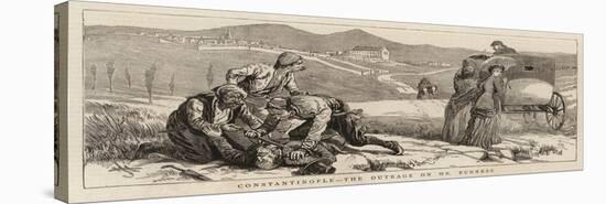 Constantinople, the Outrage on Mr Burness-Harry Hamilton Johnston-Premier Image Canvas