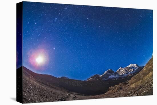 Constellations of Perseus, Andromeda Nad Pegasus Above the Columbia Icefields, Canada-Stocktrek Images-Premier Image Canvas