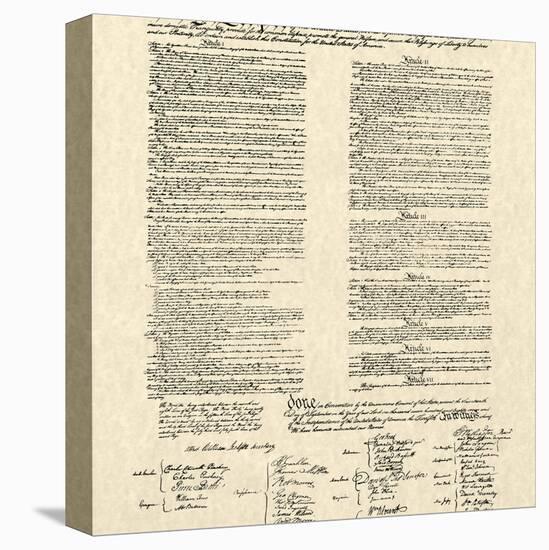 Constitution Document-null-Stretched Canvas