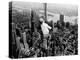 Construction for the Empire State Building's New 217 Foot Multiple Television Tower-null-Premier Image Canvas