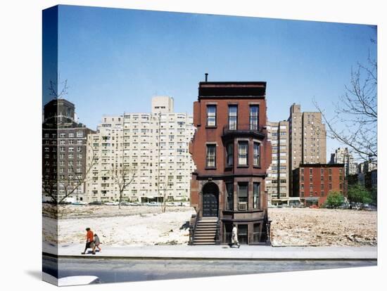 Construction in NYC: Land Being Cleared For 20 Story Building in East 60s-Dmitri Kessel-Premier Image Canvas