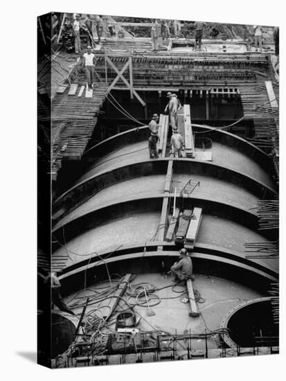 Construction of Atomic Plant-Yale Joel-Premier Image Canvas