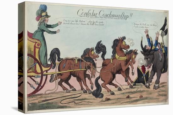 Consular Coachmanship!!, Published by William Holland, May 22, 1803-null-Premier Image Canvas