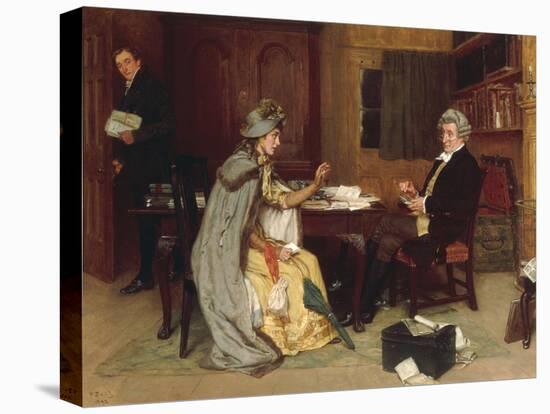 Consulting her Lawyer, 1892-Frank Dadd-Premier Image Canvas