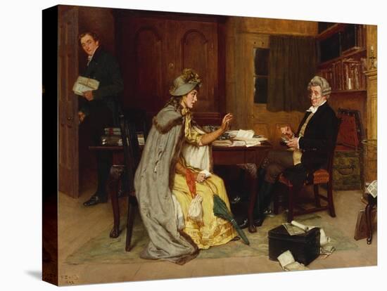 Consulting Her Lawyer, 1892-Frank Dadd-Premier Image Canvas