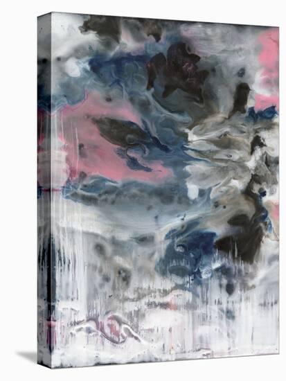 Contacting Encaustic II-Lila Bramma-Stretched Canvas