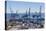 Container port at the harbour in Valparaiso, Chile, South America-Julio Etchart-Premier Image Canvas