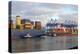 Container terminal Altenwerder, Hamburg, Germany, Europe-Hans-Peter Merten-Premier Image Canvas