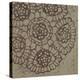 Contemporary Lace V Spice-Moira Hershey-Stretched Canvas