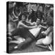 Contest Judge Ken Murray Being Wrestled to the Ground by Contestants in Beauty Pageant-Peter Stackpole-Premier Image Canvas