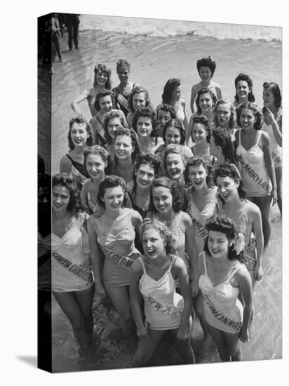 Contestants at the Atlantic City Beauty Contest-Peter Stackpole-Premier Image Canvas