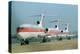 Continental Airplanes on Runway-null-Premier Image Canvas