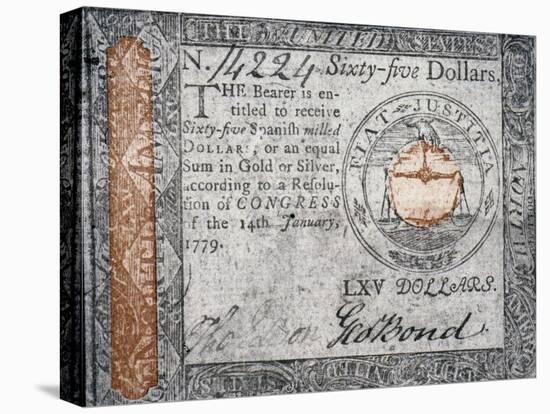 Continental Currency, 1779-null-Premier Image Canvas