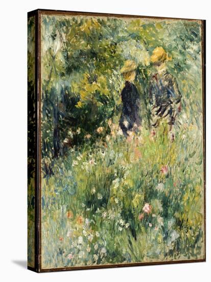 Conversation in a Rose Garden, 1876-Pierre-Auguste Renoir-Premier Image Canvas