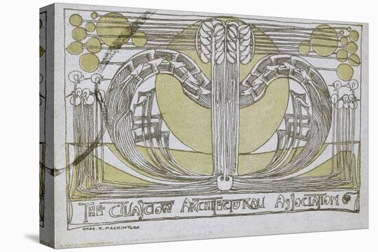 Conversazione Programme, Designed for the Glasgow Architectural Association, 1894-Charles Rennie Mackintosh-Premier Image Canvas