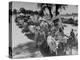 Convoy of Muslims Migrating from the Sikh State of Faridkot after the Division of India-Margaret Bourke-White-Premier Image Canvas