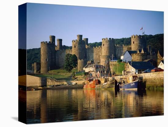 Conwy Castle and River Conwy, Wales-Steve Vidler-Premier Image Canvas