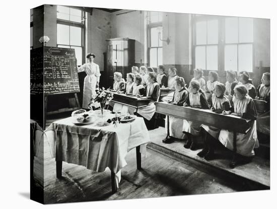 Cookery Class, Gopsall Street School, Shoreditch, London, 1908-null-Premier Image Canvas