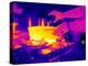 Cooking on a Gas Stove, Thermogram-Tony McConnell-Premier Image Canvas