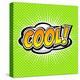 Cool! Comic Speech Bubble, Cartoon-jirawatp-Stretched Canvas