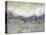 Cool Grey Horizon I-Jennifer Goldberger-Stretched Canvas