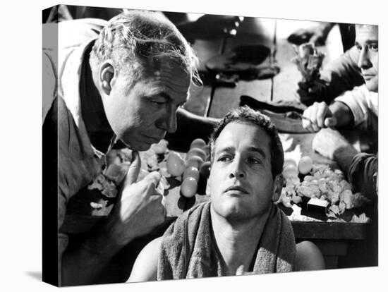 Cool Hand Luke, George Kennedy, Paul Newman, Lou Antonio, 1967-null-Stretched Canvas