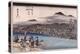 Cool of the Evening at Shijo Riverbed', from the Series 'Famous Places of Kyoto'-Utagawa Hiroshige-Premier Image Canvas