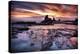 Cool Sunset over Rocks II-Nish Nalbandian-Stretched Canvas